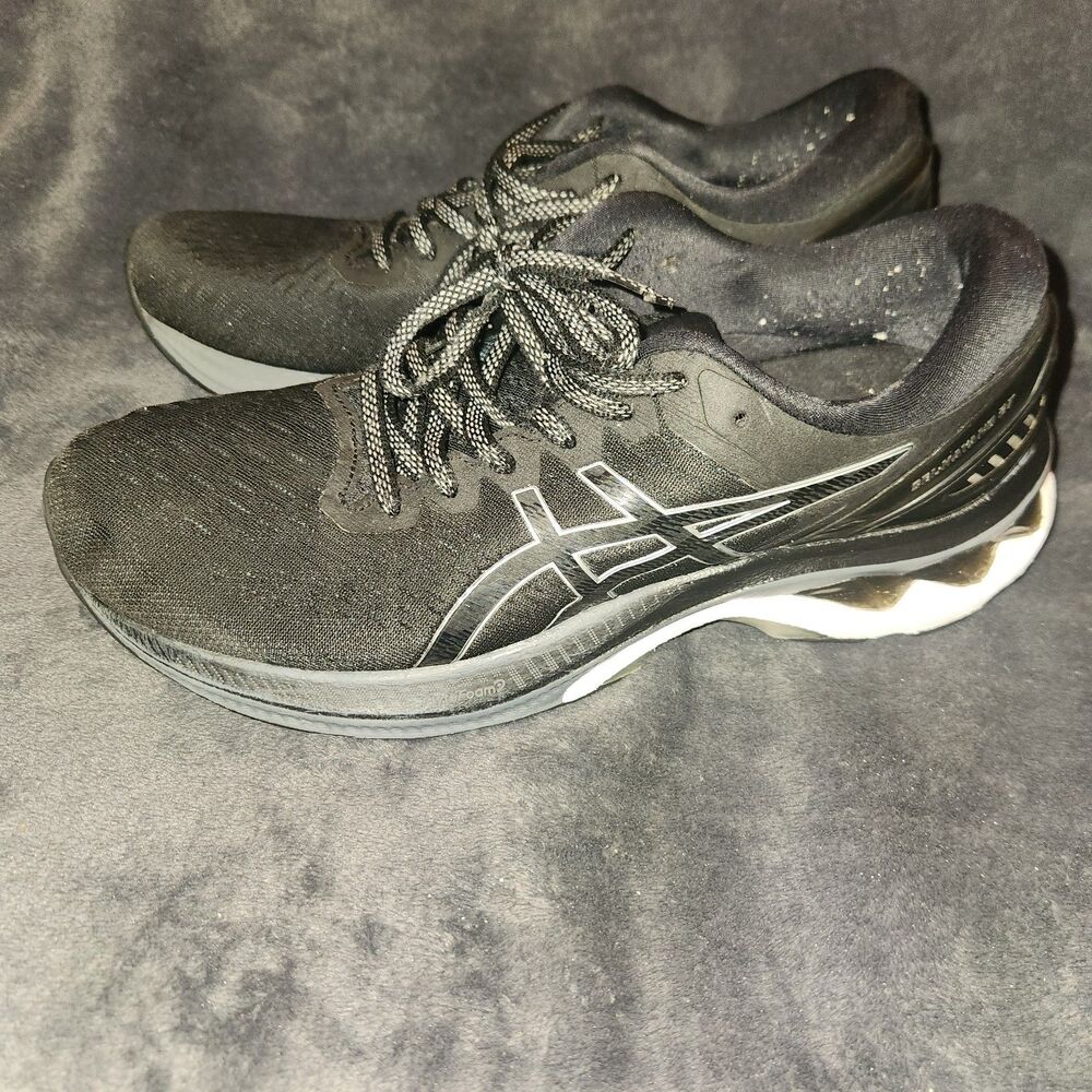 Asics Gel-Kayano 27 Black Running Shoes Sneakers Women's Size 9